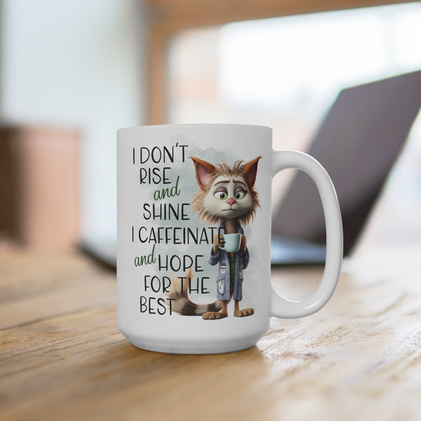 Funny Grumpy Cat Mug - 15oz