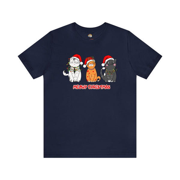 Meowy Christmas - Funny Cats Unisex T-Shirt