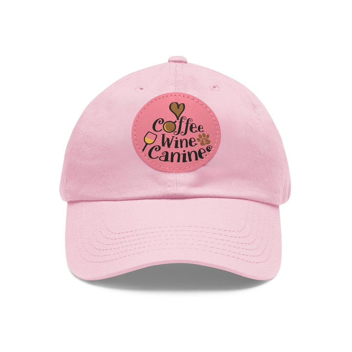 Dad Hat with Leather Patch (Round) - Caps - Pets In Prints