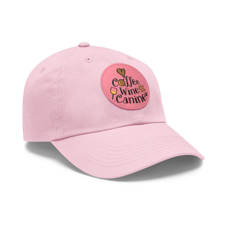 Dad Hat with Leather Patch (Round) - Caps - Pets In Prints