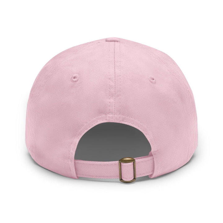 Dad Hat with Leather Patch (Round) - Caps - Pets In Prints