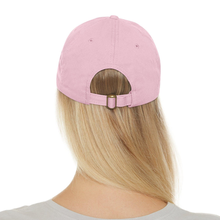 Dad Hat with Leather Patch (Round) - Caps - Pets In Prints