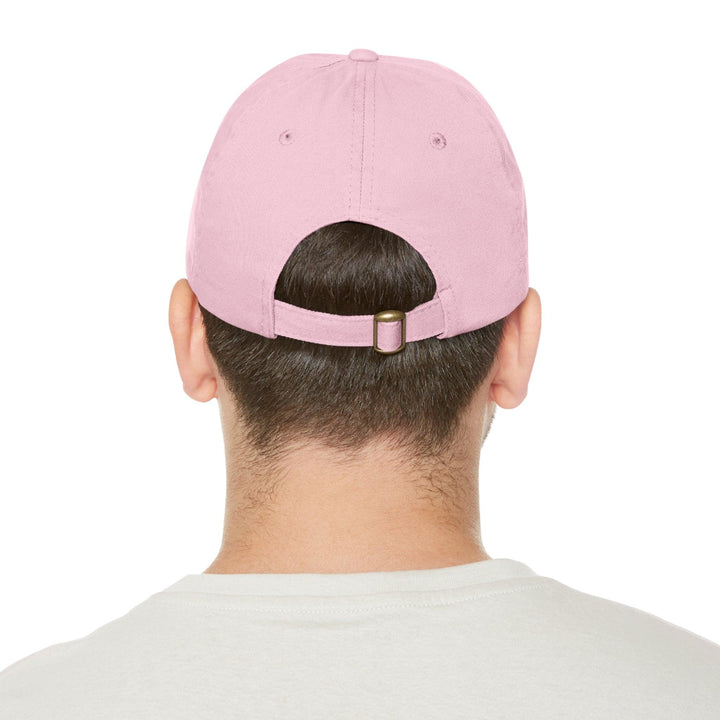 Dad Hat with Leather Patch (Round) - Caps - Pets In Prints