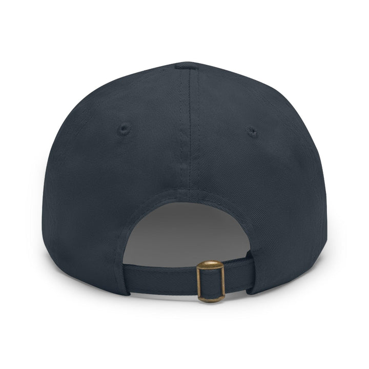 Dad Hat with Leather Patch (Round) - Caps - Pets In Prints