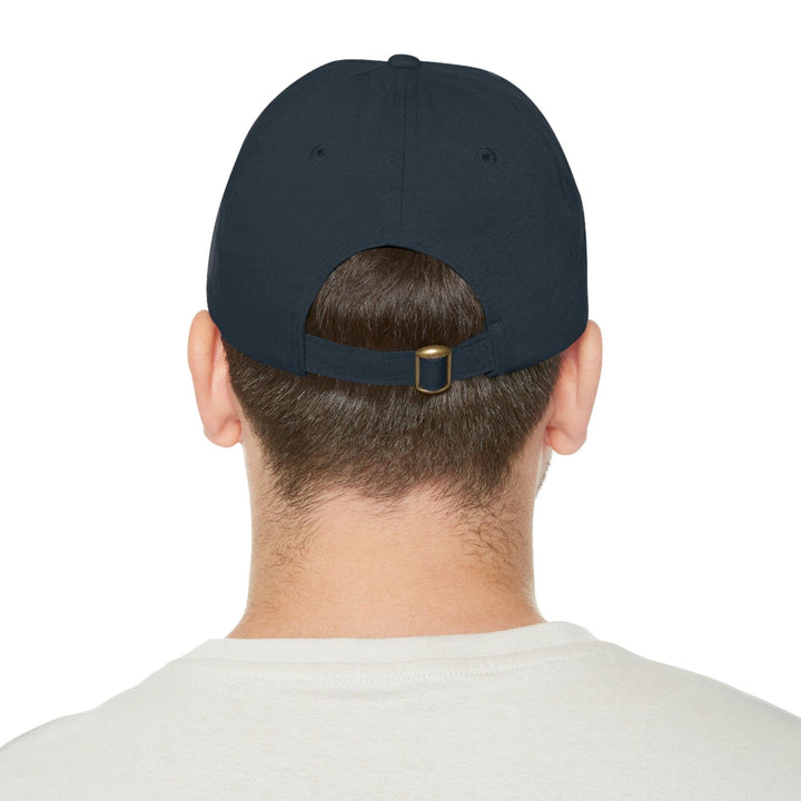 Dad Hat with Leather Patch (Round) - Caps - Pets In Prints