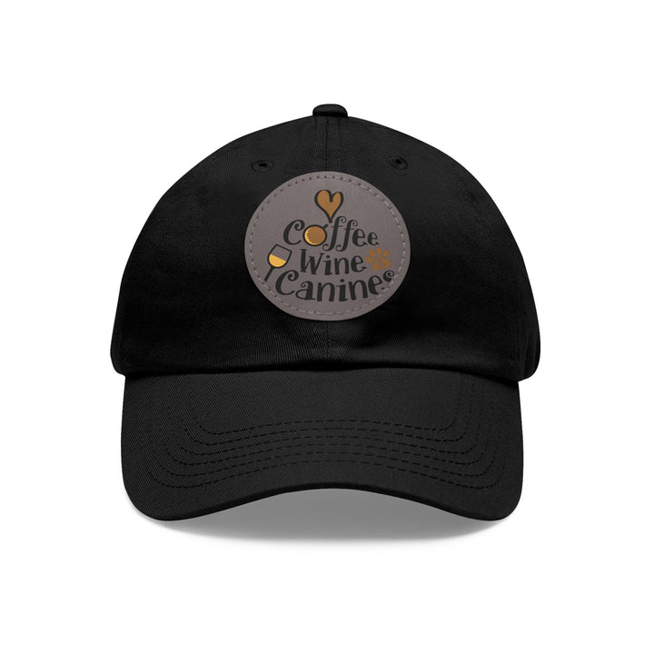 Dad Hat with Leather Patch (Round) - Caps - Pets In Prints