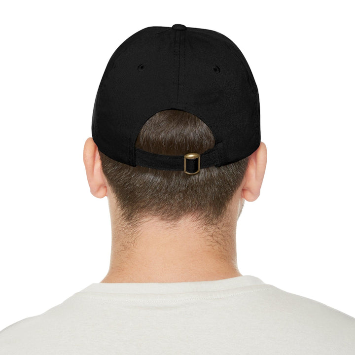 Dad Hat with Leather Patch (Round) - Caps - Pets In Prints