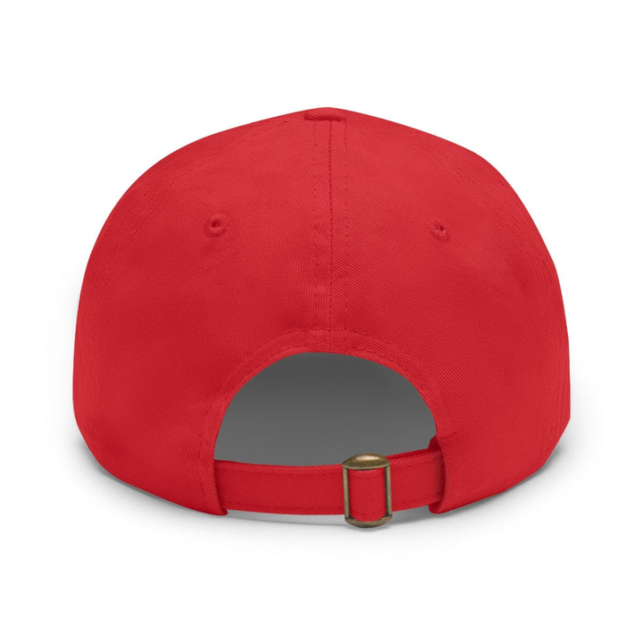 Dad Hat with Leather Patch (Round) - Caps - Pets In Prints