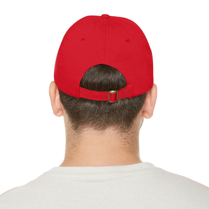 Dad Hat with Leather Patch (Round) - Caps - Pets In Prints