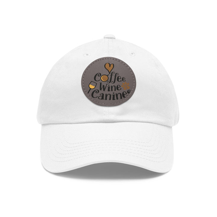 Dad Hat with Leather Patch (Round) - Caps - Pets In Prints