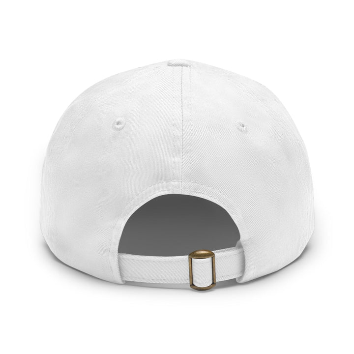 Dad Hat with Leather Patch (Round) - Caps - Pets In Prints