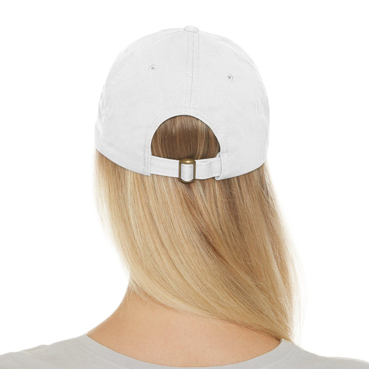 Dad Hat with Leather Patch (Round) - Caps - Pets In Prints