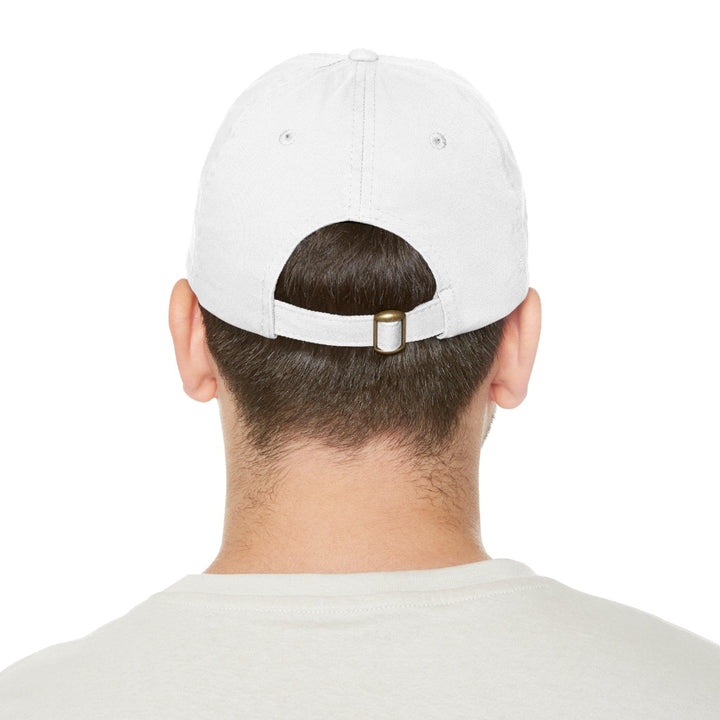 Dad Hat with Leather Patch (Round) - Caps - Pets In Prints