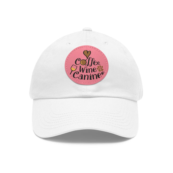 Dad Hat with Leather Patch (Round) - Caps - Pets In Prints