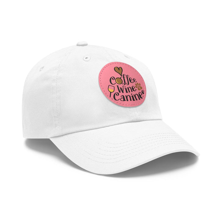 Dad Hat with Leather Patch (Round) - Caps - Pets In Prints