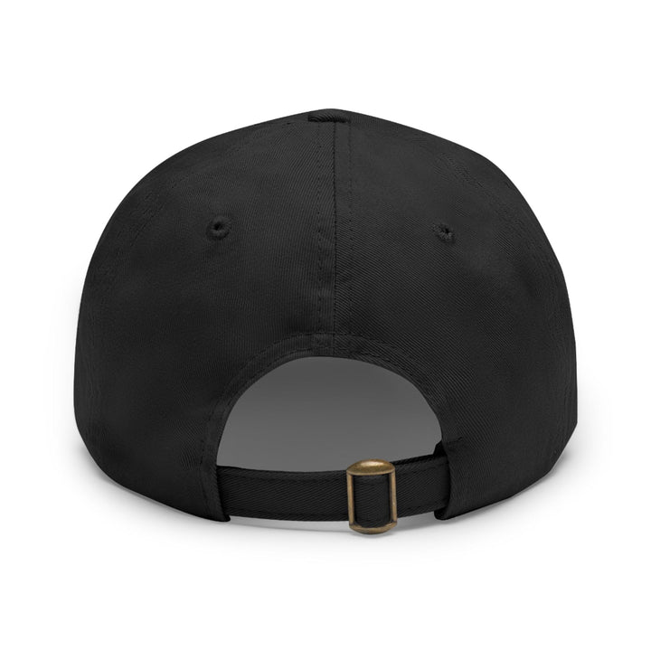 Dad Hat with Leather Patch (Round) - Caps - Pets In Prints