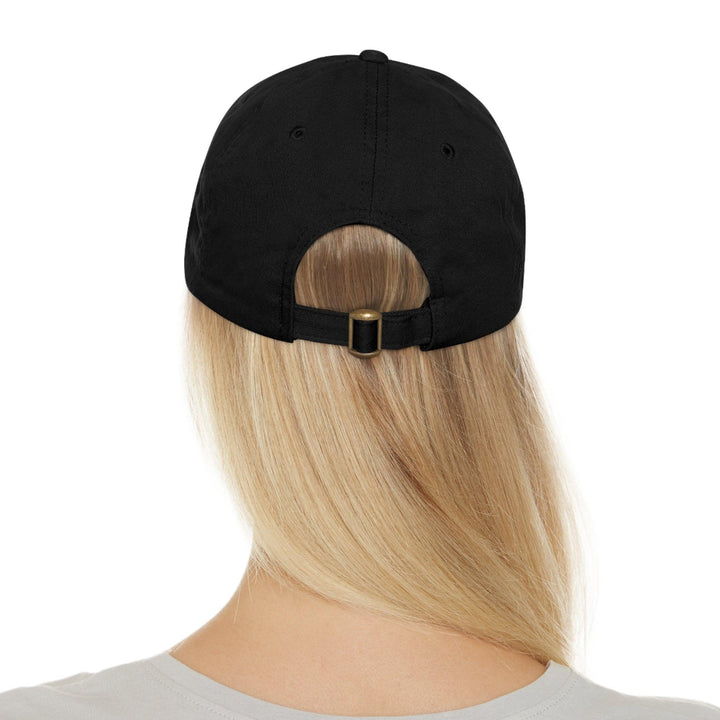 Dad Hat with Leather Patch (Round) - Caps - Pets In Prints