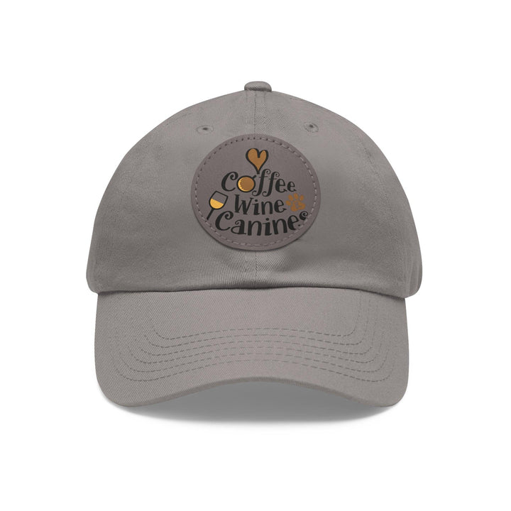 Dad Hat with Leather Patch (Round) - Caps - Pets In Prints