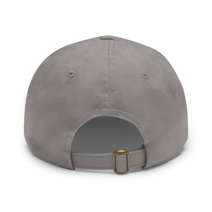 Dad Hat with Leather Patch (Round) - Caps - Pets In Prints