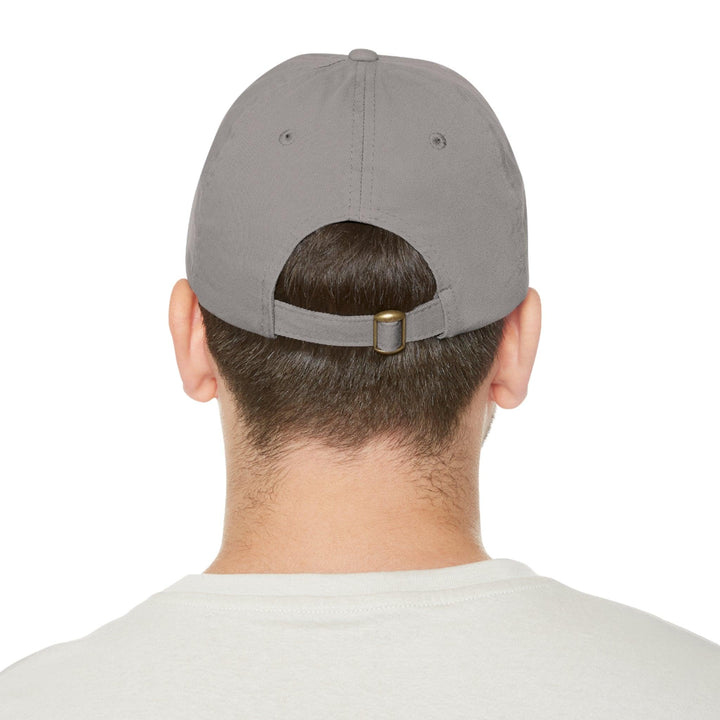 Dad Hat with Leather Patch (Round) - Caps - Pets In Prints