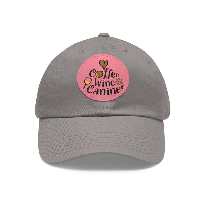 Dad Hat with Leather Patch (Round) - Caps - Pets In Prints