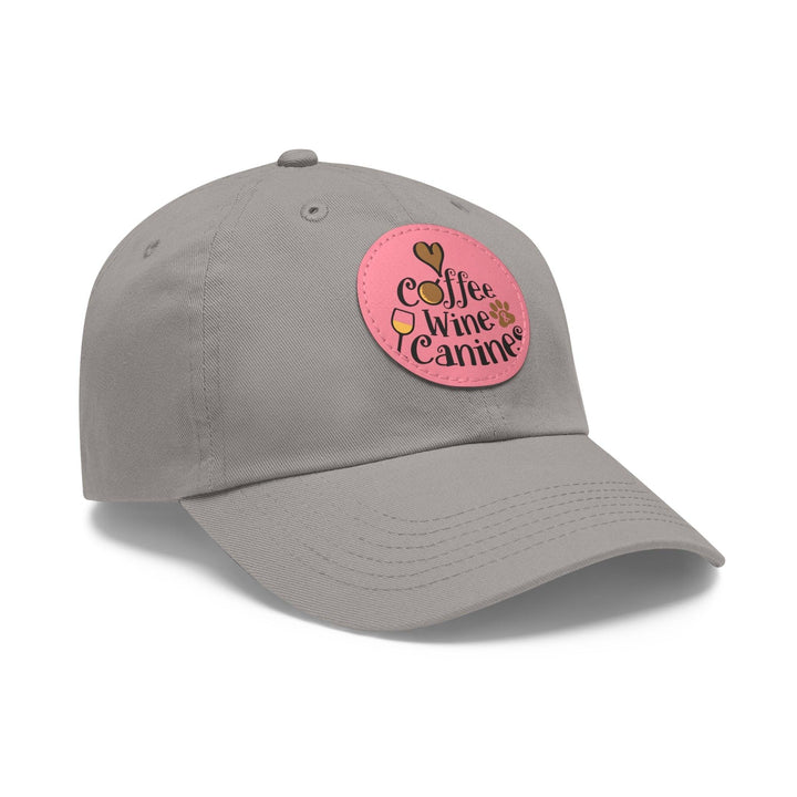 Dad Hat with Leather Patch (Round) - Caps - Pets In Prints