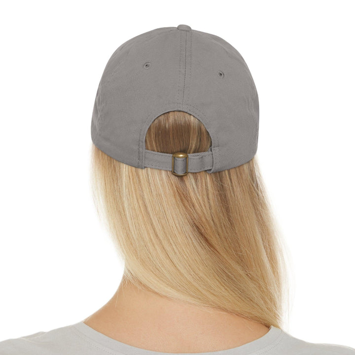 Dad Hat with Leather Patch (Round) - Caps - Pets In Prints