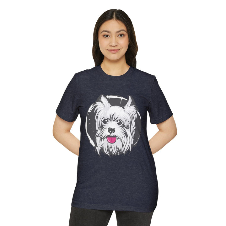 Pug Face - Eco-Friendly and Cute Organic Tee for Women - T-Shirt - Pets In Prints