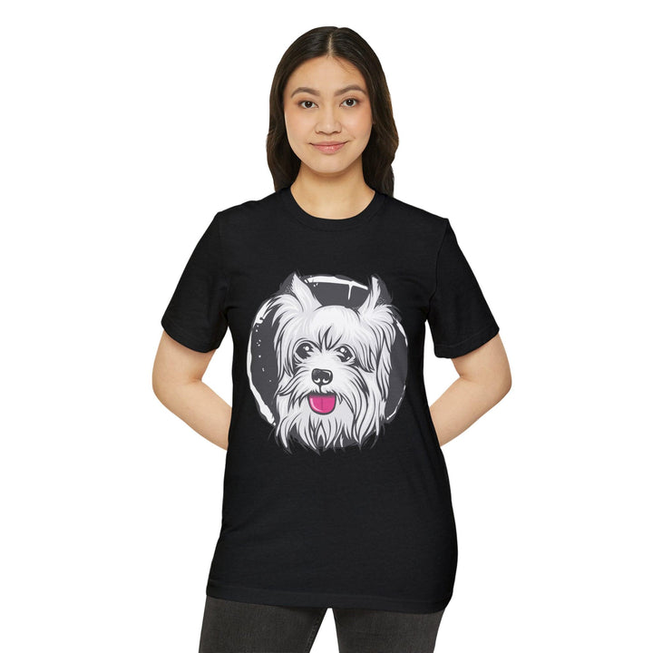 Pug Face - Eco-Friendly and Cute Organic Tee for Women - T-Shirt - Pets In Prints