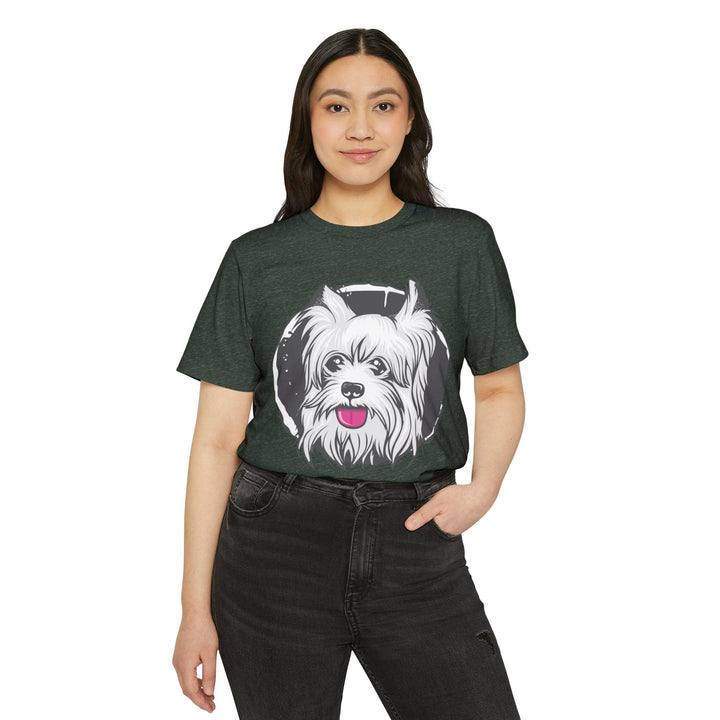 Pug Face - Eco-Friendly and Cute Organic Tee for Women - T-Shirt - Pets In Prints