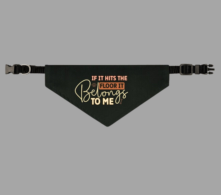 Thanksgiving Pet Bandana Collar (If It hits the floor it belongs to me) - Pets - Pets In Prints