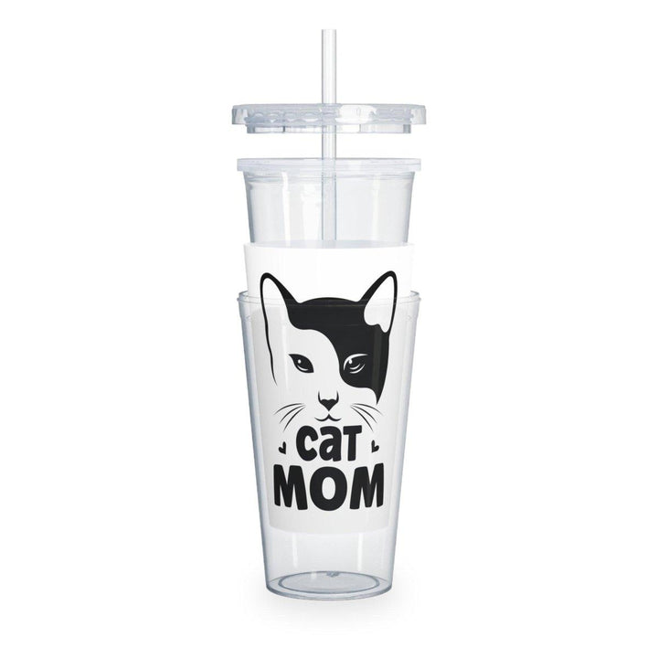 Plastic Tumbler with Straw - Tumbler - Pets In Prints