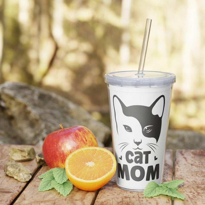 Plastic Tumbler with Straw - Tumbler - Pets In Prints