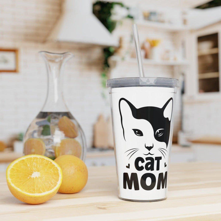 Plastic Tumbler with Straw - Tumbler - Pets In Prints