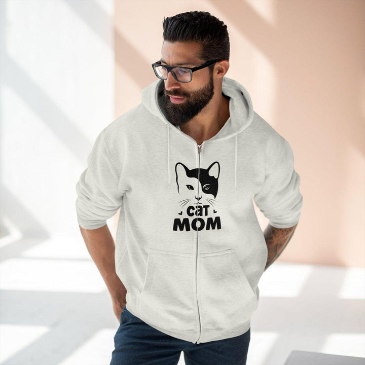 Unisex Premium Full Zip Hoodie - Hoodie - Pets In Prints