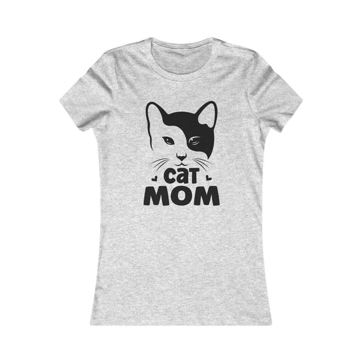 Women's Favorite Tee (Cat Mom) - T-Shirt - Pets In Prints