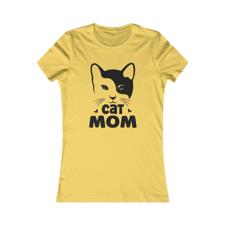 Women's Favorite Tee (Cat Mom) - T-Shirt - Pets In Prints