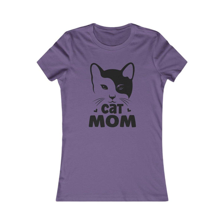 Women's Favorite Tee (Cat Mom) - T-Shirt - Pets In Prints